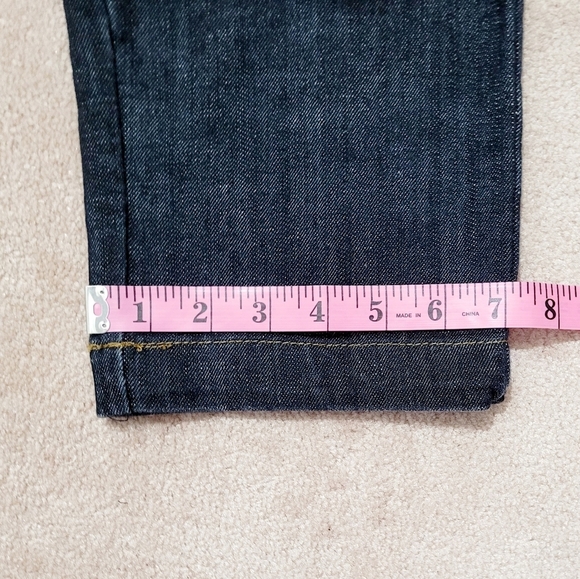 CB Established 1962 Womens Size 8 Dark Wash Stretch Trouser Capris - Picture 9 of 12